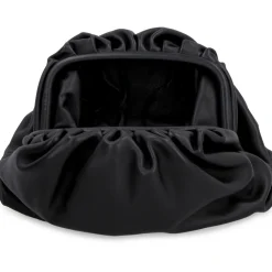 Bottega Veneta Clutch*Læder Clutch med Snap Lukning Sort