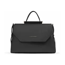 Piquadro Laptop Tasker*Læder Laptop Taske Sort