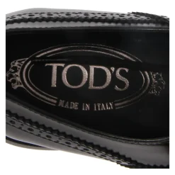 Tod's Snøresko*Læder Loafer Sko Francesina Bucature Sort