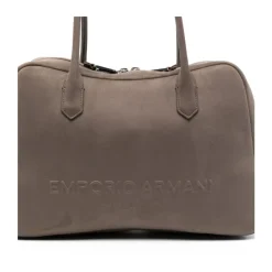 Emporio Armani Håndtasker*Læder skuldertaske Grå