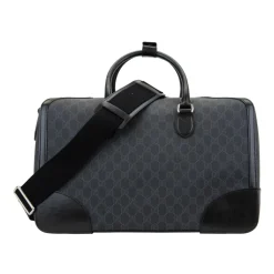 Gucci Rejsetasker*Læder skuldertaske med 'GG' logo Sort