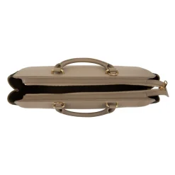 Burberry Håndtasker*Læder skuldertaske med tern mønster Beige