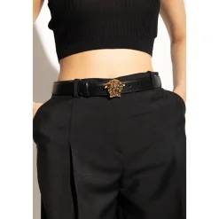 Versace Bælter*Læderbælte Sort