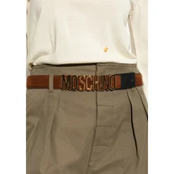 Moschino Bælter*Læderbælte Brun