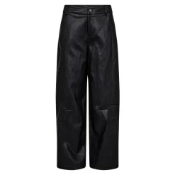 Co'Couture Bukser*Læderbukser Sort