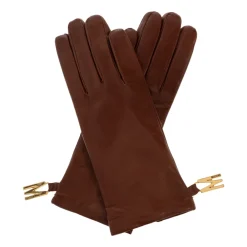 Moschino Handsker*Læderhandsker Brun