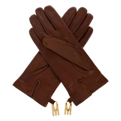 Moschino Handsker*Læderhandsker Brun