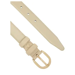 Kazar Bælter*Læderrem i en neutral farve Beige