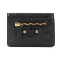 Balenciaga Punge & Kortholder*Le City Mini Wallet Sort