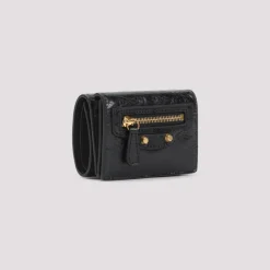 Balenciaga Punge & Kortholder*Le City Mini Wallet Sort