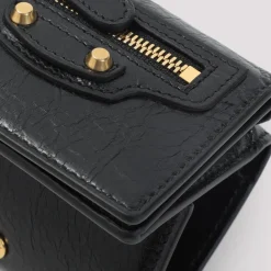 Balenciaga Punge & Kortholder*Le City Mini Wallet Sort