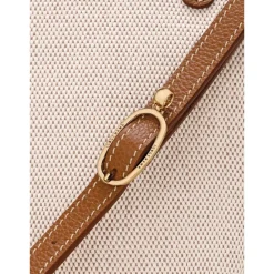Longchamp Bæltetasker*Le Foulonné Toile Crossbody Taske Brun