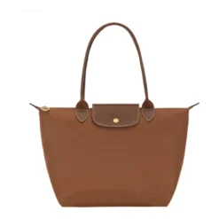Longchamp Indkøbstasker*Le Pliage Green Bolso de hombro L Brun