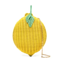 SERPUI Clutch*Leaf Woven Clutch Taske Gul