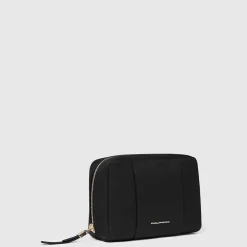 Piquadro Toilettasker*Leather make-up bag Sort