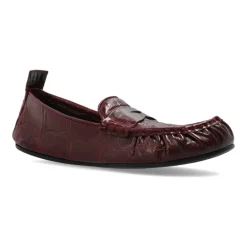 Acne Studios Loafers*Leather Saddle Loafers Rød