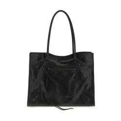Balenciaga Indkøbstasker*Leather Tote Bag Sort