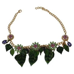 Dolce & Gabbana Smykker*Leaves Pendant Necklace Multifarvet