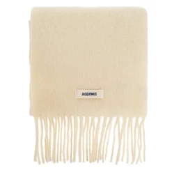 Jacquemus Tørklæder*L'Echarpe Carro Scarf Beige