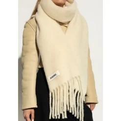 Jacquemus Tørklæder*L'Echarpe Carro Scarf Beige