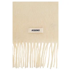 Jacquemus Tørklæder*L'Echarpe Carro Scarf Beige