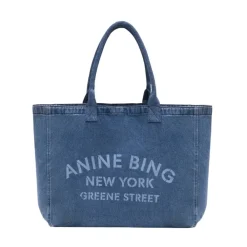 Anine Bing Indkøbstasker*Leo Shopper Bag Blå