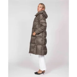 Parajumpers Frakker*Leonie Long Down Coat Grøn