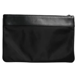 Dolce & Gabbana Clutch*Leopard Jacquard Print Logo Plaque Pouch Bag Multifarvet