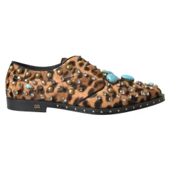 Dolce & Gabbana Snøresko*Leopard Sko Multifarvet