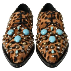 Dolce & Gabbana Snøresko*Leopard Sko Multifarvet