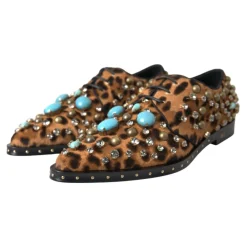 Dolce & Gabbana Snøresko*Leopard Sko Multifarvet