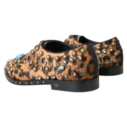 Dolce & Gabbana Snøresko*Leopard Sko Multifarvet
