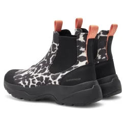 Woden Støvler|Chelsea Boots*Leopard Vandtæt Slip-On Støvle til Kvinder Multifarvet