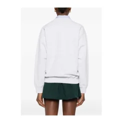 Sporty & Rich Sweatshirts*Lettering Crewneck Grå