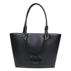 Love Moschino Indkøbstasker*Lettering Tote Bag Sort