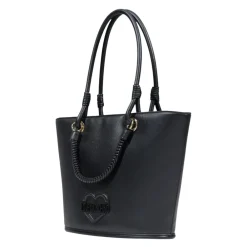 Love Moschino Indkøbstasker*Lettering Tote Bag Sort