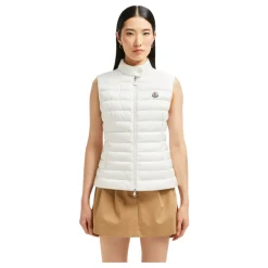 Moncler Jakker*Letvægts dunvest til kvinder Hvid