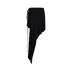 The Attico Nederdele*Light Jersey Midi Skirt Sort