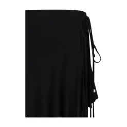 The Attico Nederdele*Light Jersey Midi Skirt Sort