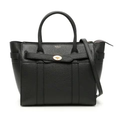 Mulberry Håndtasker*Lille Bayswater Taske med Lynlås Sort