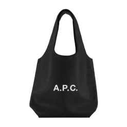 A.P.C. Indkøbstasker*Lille Ninon Tote Taske - Sort