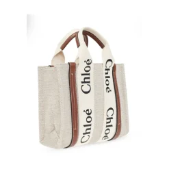 Chloé Håndtasker*Lille Woody Tote Bag Hvid