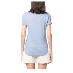 Isabel Marant T-Shirts*Linned T-shirt med Logo Blå