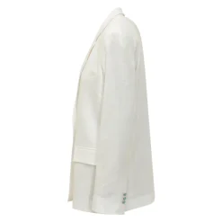 A Paper Kid Jakker*Linnen Jakke Hvid