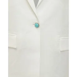 A Paper Kid Jakker*Linnen Jakke Hvid