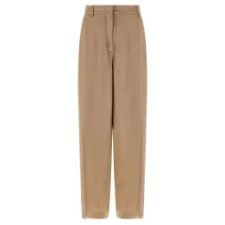 Fabiana Filippi Bukser*Liquid Satin Bukser Beige