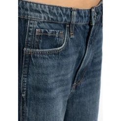 Rag & Bone Jeans*Logan Spliced Wide-Leg Jeans Blå