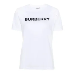 Burberry T-Shirts*Logo Cotton T-shirt Hvid