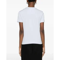 Givenchy T-Shirts*Logo Graphic Cotton T-Shirt Blå