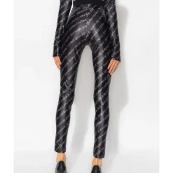 Versace Jeans Couture Bukser*Logo Leggings Sort